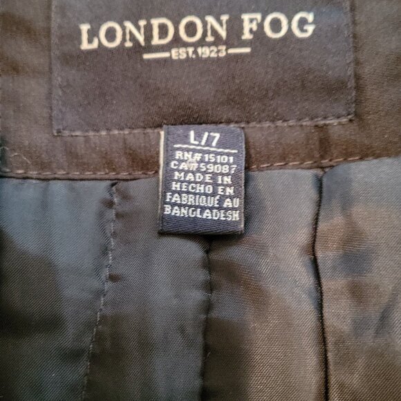 Boys or Girls Black Snow Bib Size 7 NWOT London Fog - Picture 5 of 5